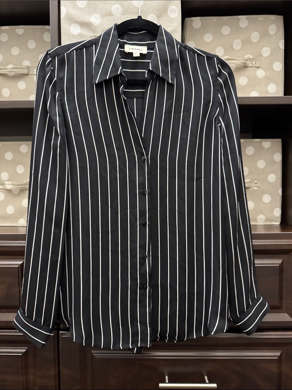 Women’s L’Agence silk blouse